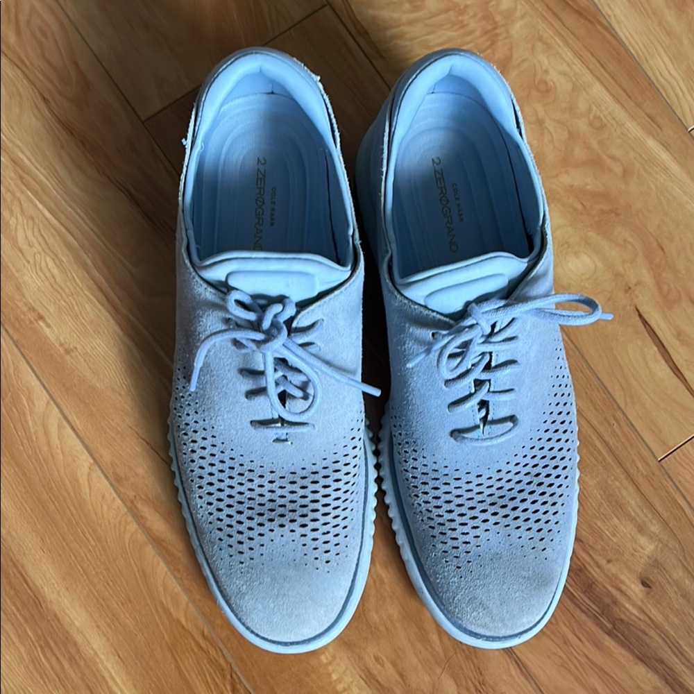 Cole Haan Light Blue Oxford Shoes